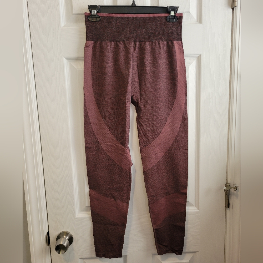 Stylish VS PINK Maroon Workout Tights
